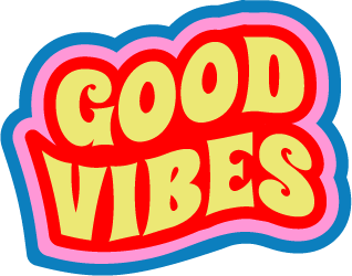 Sticker good-vibes